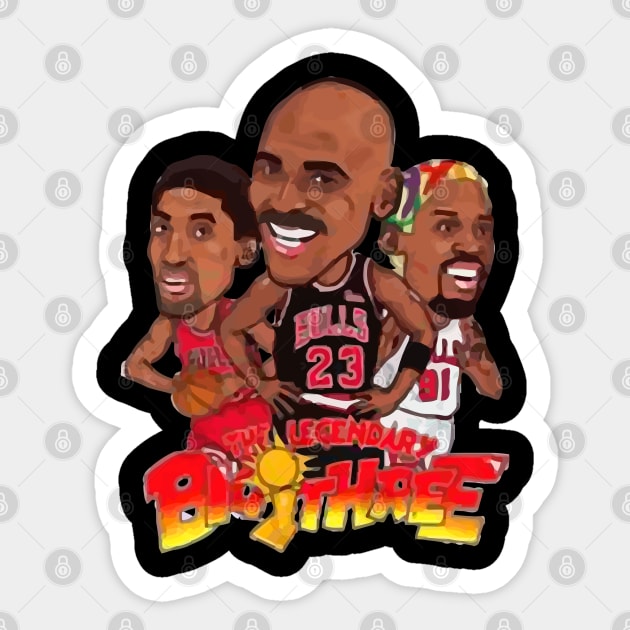 The Legendary Big Three Sticker by Nashida Said